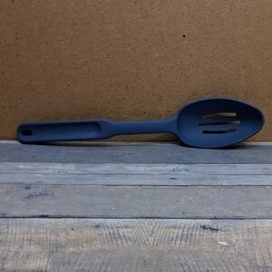 Pampered Chef Blue Slotted Spoon 13 Inches Long